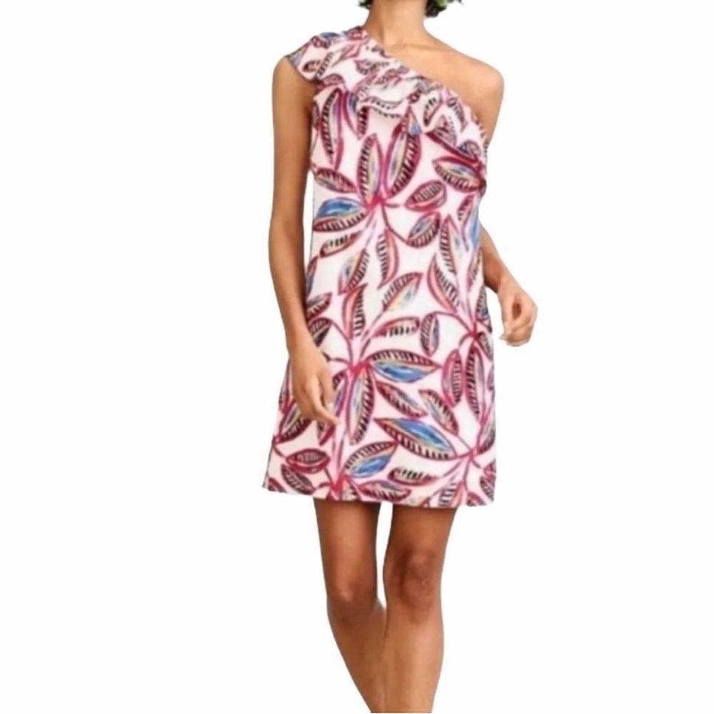 J. Crew One Shoulder Dress